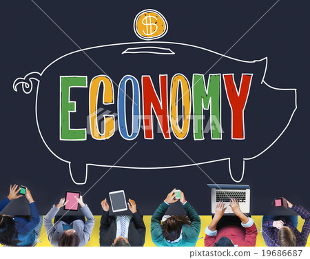 Economy Financial Banking Saving Money Concept 19686687