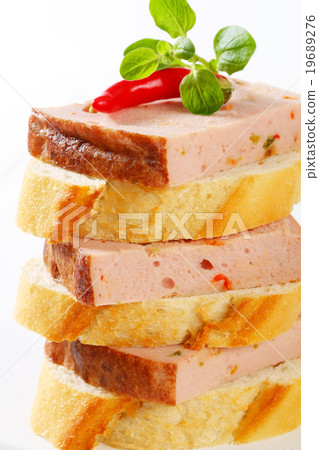 Leberkase sandwiches Leberkase sandwiches 19689276