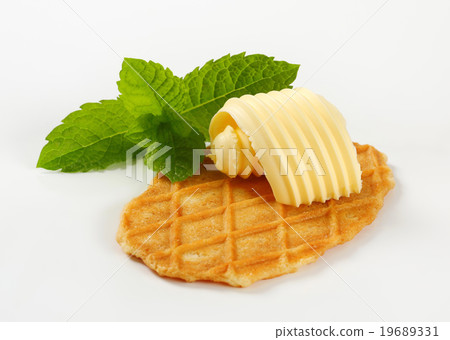 Butter waffle cookie 19689331