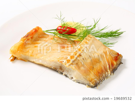 Oven baked carp fillet 19689532