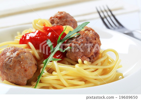 Meatballs and spaghetti Meatballs and spaghetti 19689650