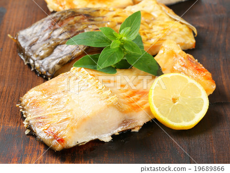 Oven roasted carp fillet Oven roasted carp fillet 19689866