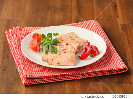 Sliced Leberkase 19689934