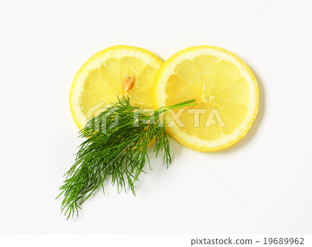Fresh dill and lemon 19689962