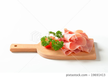 图库照片: sliced ham