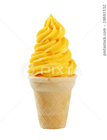 Soft serve ice cream cone Soft serve ice cream cone 19691532