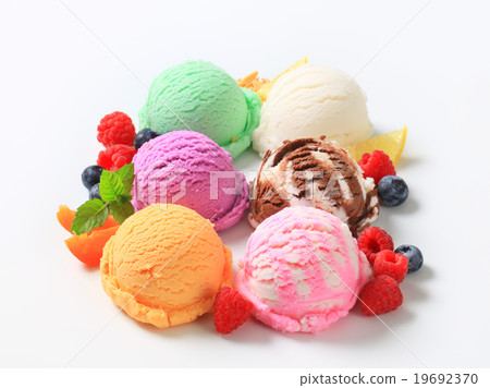 Assorted ice cream Assorted ice cream 19692370