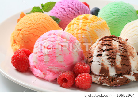 Assorted ice cream Assorted ice cream 19692964