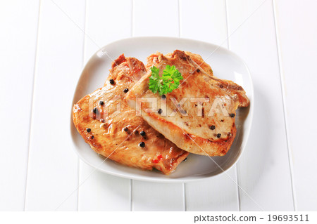 Pan seared pork chops Pan seared pork chops 19693511