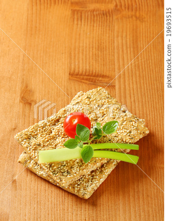Sesame seed crackers Sesame seed crackers 19693515