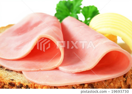 Bread and ham 19693730