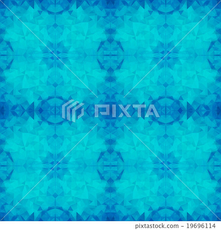 Blue polygonal seamless pattern background Blue polygonal seamless pattern background 19696114