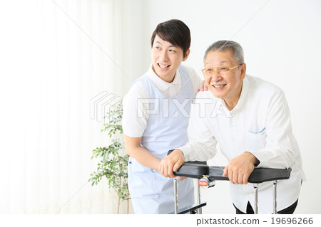 Senior rehabilitation walker 19696266