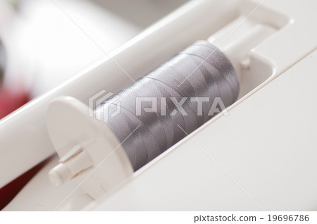 grey thread in Sewing machines (soft focus) 19696786