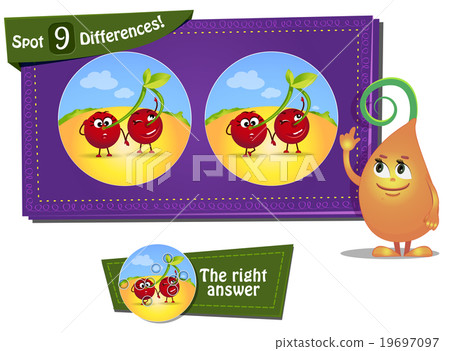find 9 differences ladybird - Stock Illustration [19697097] - PIXTA