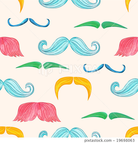 Mustache seamless Mustache seamless 19698063