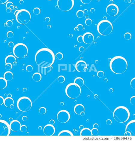 Air bubbles in water seamless pattern 19699476