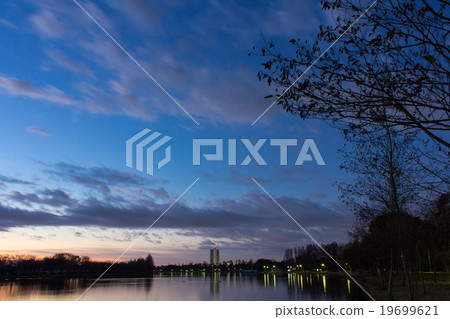 Before dawn of Mizumoto Park 19699621