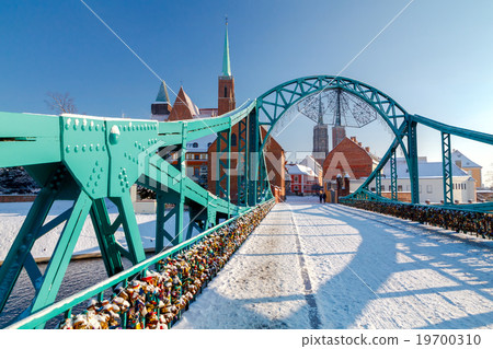 Wroclaw. Tumski bridge. Wroclaw. Tumski bridge. 19700310