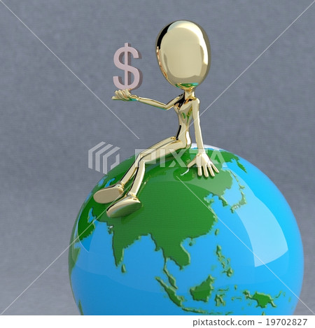 人圖像簡單的玩偶perming3DCG例證材料 19702827