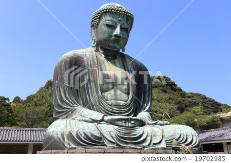 The Great Buddha of Kamakura, near Tokyo, Japan 19702985