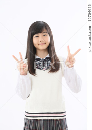 學校的女生 學校的女生 19704636