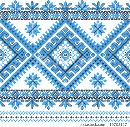embroidered good by cross-stitch pattern embroidered good by cross-stitch pattern 19708137