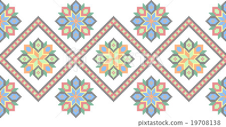 embroidered good by cross-stitch pattern embroidered good by cross-stitch pattern 19708138