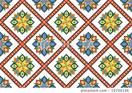embroidered good by cross-stitch pattern 19708146
