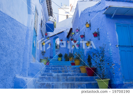 摩洛哥藍色城市·Chefwent 19708190