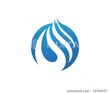 Water Wave Icon Logo Template 19708837