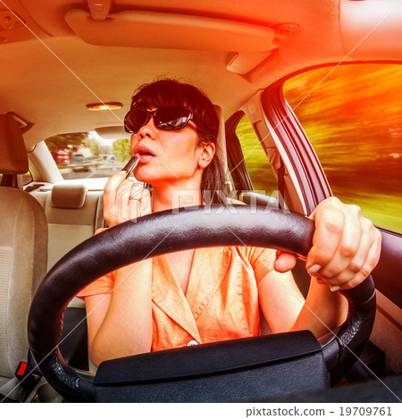 Driving a car 19709761
