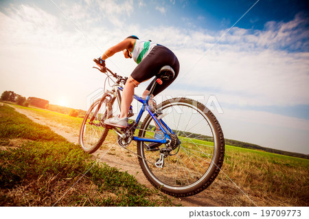 Women on bike 19709773
