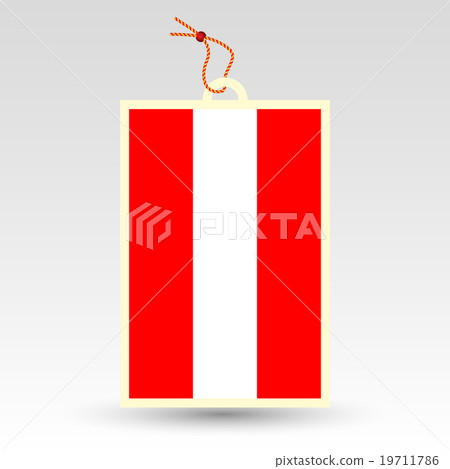 vector simple austrian price tag  19711786
