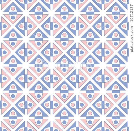 abstract cubist geometric textile pattern 19712127