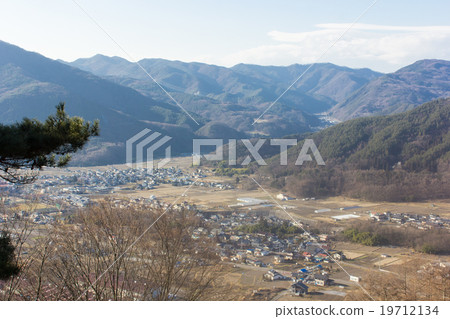 Historic site Mr. Sanada landscape overlooking this castle ruins Historic site Mr. Sanada landscape overlooking this castle ruins 19712134
