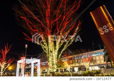 Light up at Ueda station 19712477