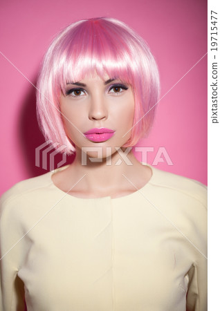 Beautiful young woman is expressing her sexuality 19715477