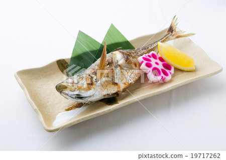 壽司店醬汁的鹽燒烤 壽司店醬汁的鹽燒烤 19717262