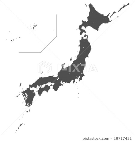 Japan map dot carbon 19717431