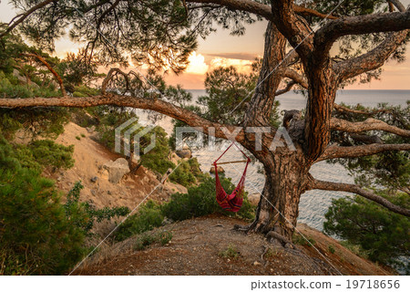 Seascape at sunset 19718656