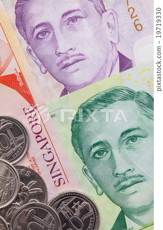 Singapore banknotes and coins Singapore banknotes and coins 19719330
