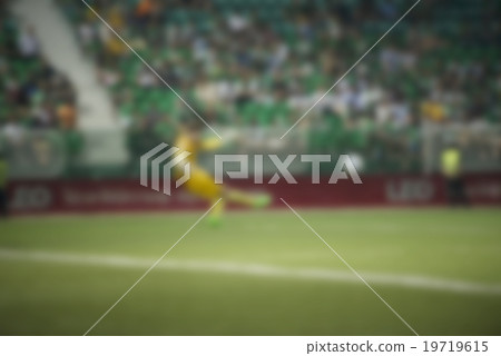 Blurred athletes Thailand national football team 19719615