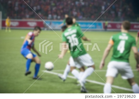 Blurred athletes Thailand national football team 19719620