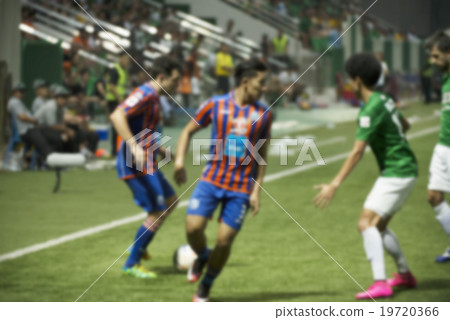 Blurred athletes Thailand national football team 19720366