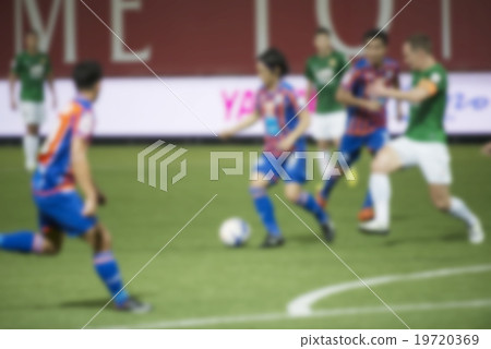 Blurred athletes Thailand national football team 19720369