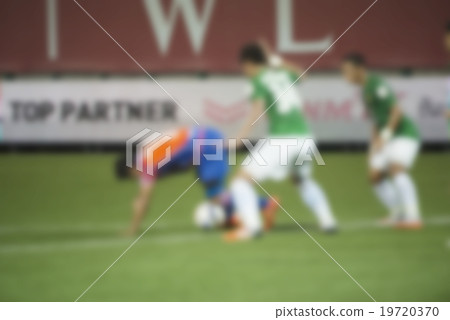 Blurred athletes Thailand national football team 19720370