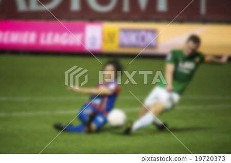 Blurred athletes Thailand national football team 19720373