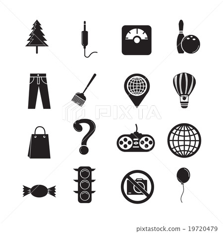 Set of web icons for website and communication Set of web icons for website and communication 19720479