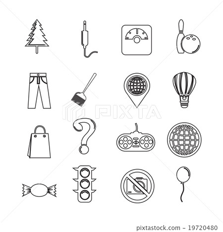 Set of web icons for website and communication Set of web icons for website and communication 19720480